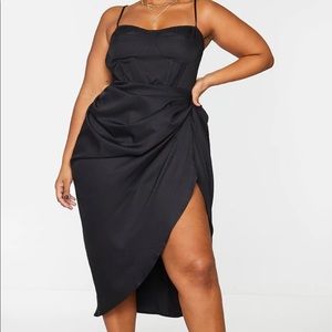 New/Never Worn Two Piece Black corset top and split skirt from PLT